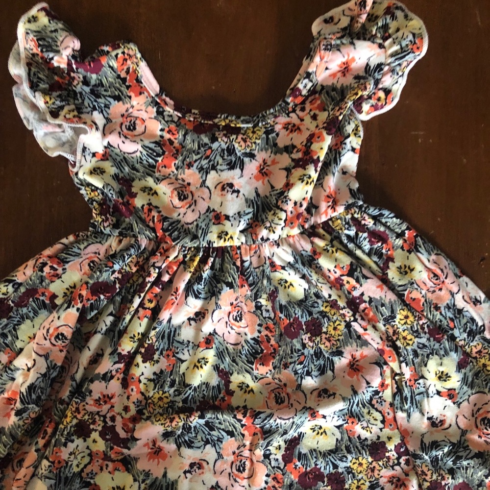 12/25 month DDS double brushed floral empire